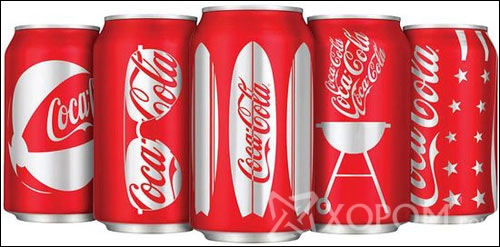 Coca Cola Summer Cans Aluminum Based Package Design